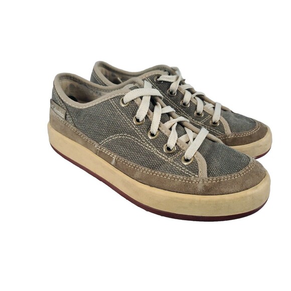 Mens 7.5 Columbia Four Fish Canvas Sneakers BM2030-250 Green - Picture 2 of 12